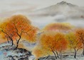Chinesische Tusch- und Aquarallmalerei - Ausstellung Yongui Deistler-Yi im Botanischen Garten