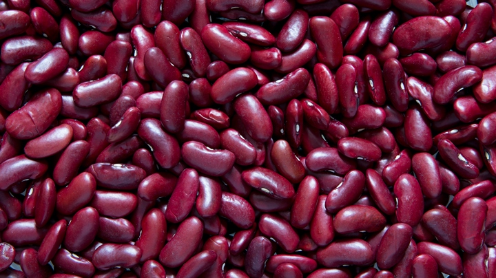 rote Bohnen-Früchte