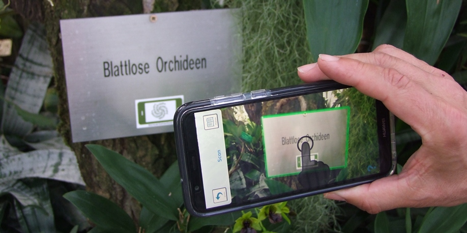 Digitaler Gartenführer im Botanischen Garten